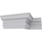 Ekena Millwork 5"H x 3"P x 5"F x 94 1/2"L, (5 1/4" Repeat), Delfina Crown Moulding MLD05X03X05DL - alternate 6
